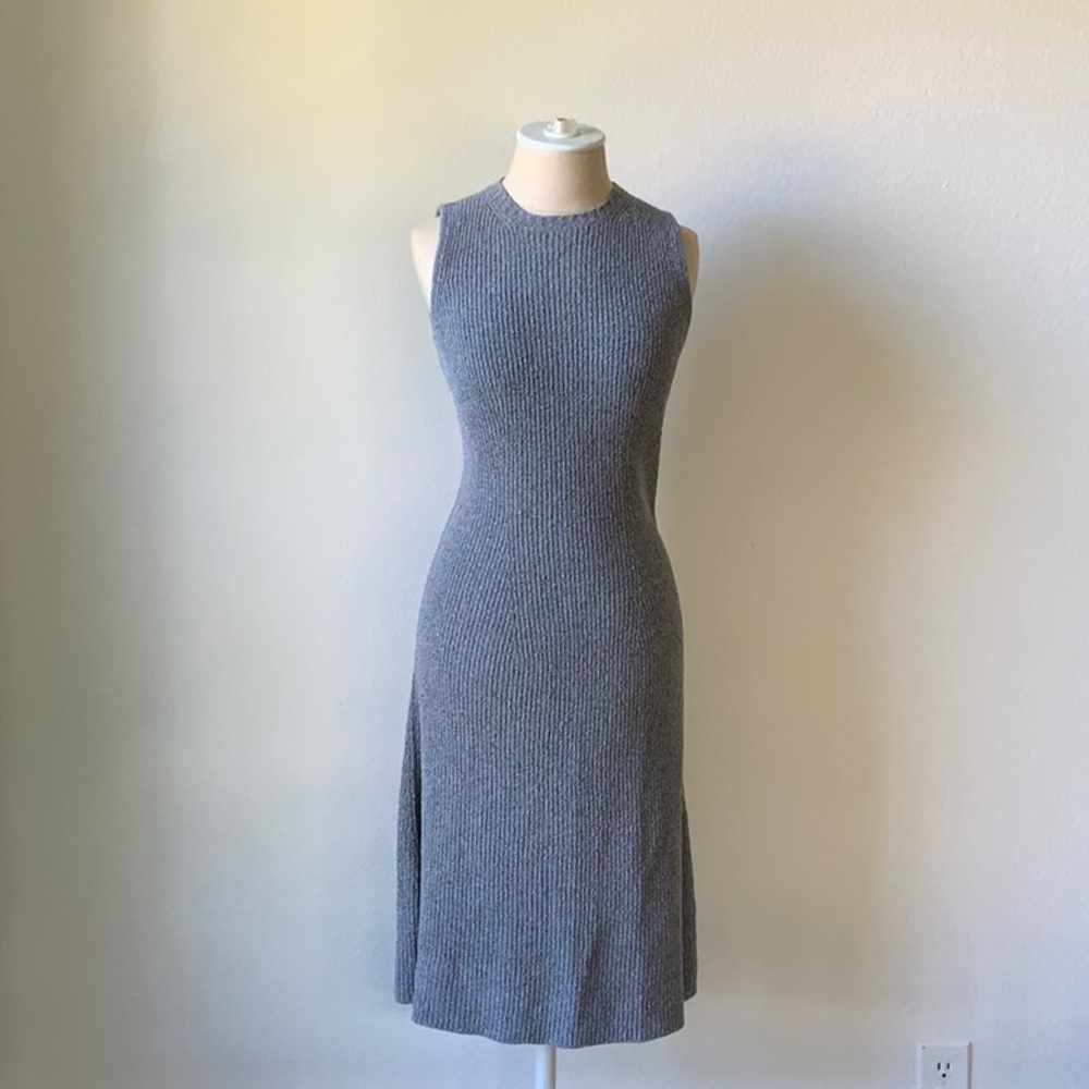 NWOT Orley woven silk sweater dress sleeveless